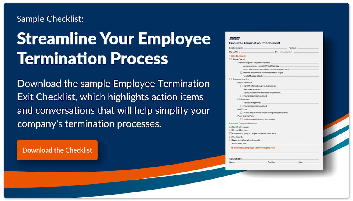 Employee Termination Checklist