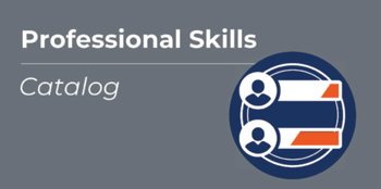 professional skills circle icon