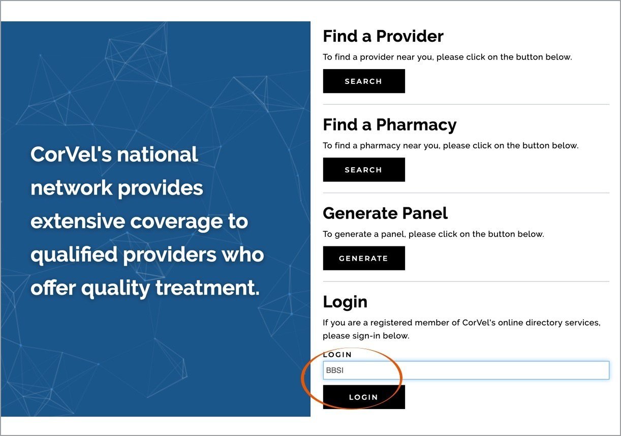 MPN Search California or Ace American MPN provider directories BBSI