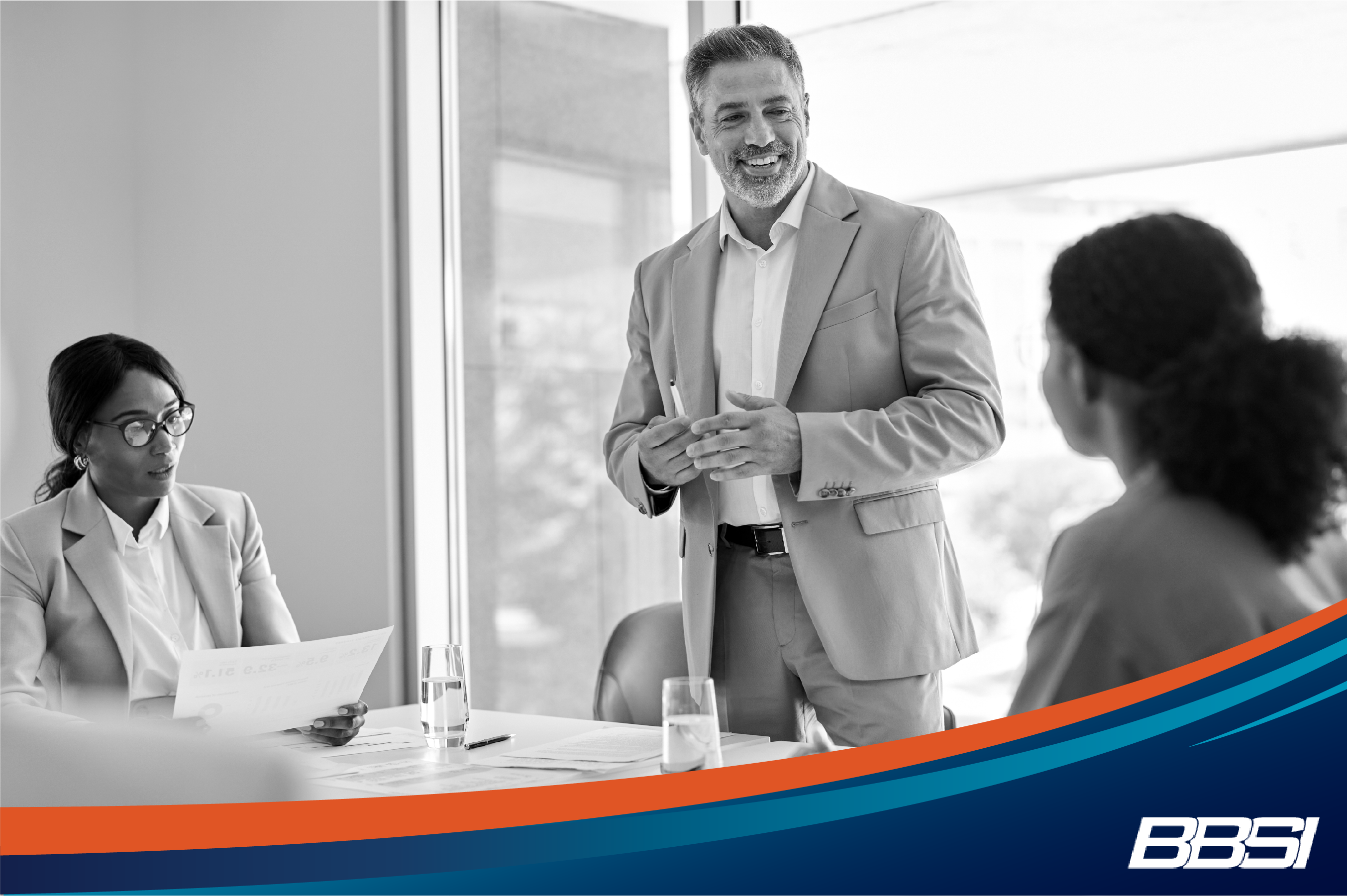 Business meeting to discuss the implementation of a new HRIS system