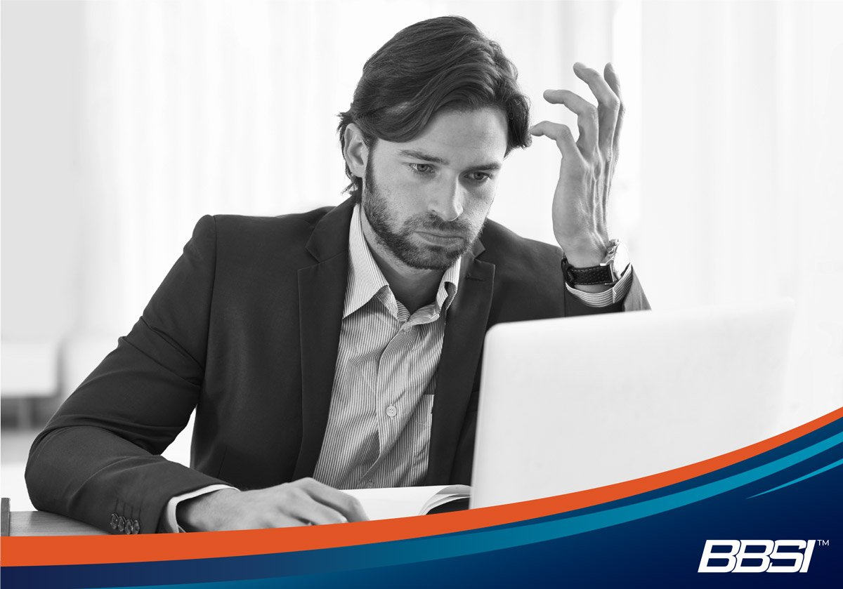 Business owner frustrated at his lack of Time Tracking Software