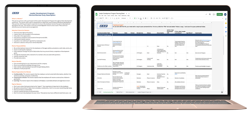 Mentorship Program Template