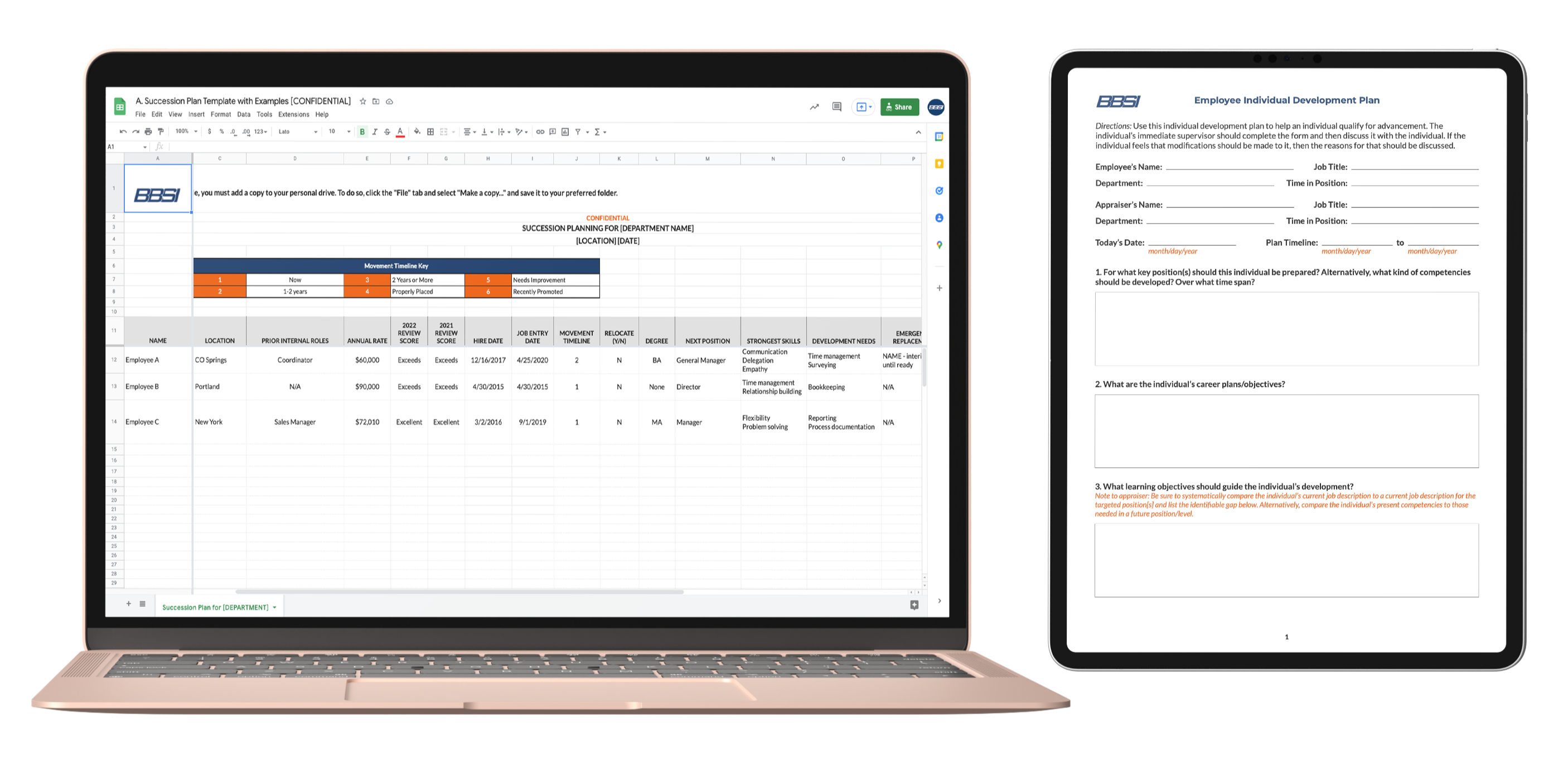 Succession Planning Template
